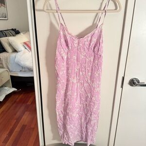 ZARA HOME purple floral lingerie slip dress